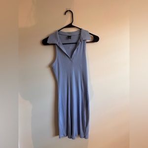 Wild fable blue collard mini dress